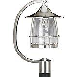 Progress Lighting P5463-09 1-Light Prairie Post Lantern, Brushed Nickel [並行輸入品]
