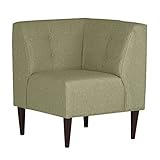 arne ダイニングチェア ソファー L字 カウチソファー コーナーソファー 日本製 完成品 LUNCH コーナー ダークブラウン脚 NS-7 グリーン