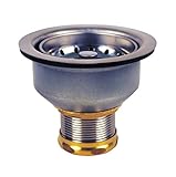 Dearborn Brass 15BN 3-1/2-Inch - 4-Inch Snap-N-Tite Locking Cup Sink Basket Strainer [並行輸入品]
