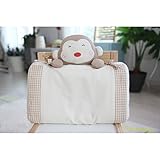 絶壁防止のためのオーガニックコットン赤ちゃん用ドーナツ枕、赤ちゃんの頭の形を守ります 赤ちゃんサル [並行輸入品]