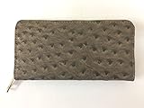 長財布 茶 (オーストリッチ） [並行輸入品]