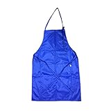 Lovoski 子供　ベーキング　キッチン　料理　絵画　エプロン　防水　防油　アクセサリー　全8色　 - 青