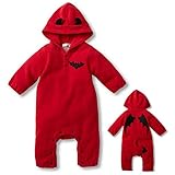ハロウィン用ベビー服 デビル小悪魔ボディオール コウモリ悪魔ロンパース ハロイン用バンパイア赤ちゃんパーカー (70) [並行輸入品]