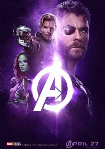 ポスター/スチール写真 A4 パターン19 アベンジャーズ インフィニティ・ウォー 光沢プリント