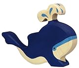Holztiger Blue Whale with Water Fountain Toy Figure [並行輸入品]