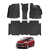 Cartist シエンタ 170系 に適用 フロアマット 5人乗り専用 立体カーマット NHP17型 NSP17型 NCP17型 2015-2022年 TPE素材 3Dフロアマット 防水 抗菌効果 滑り防止 セカンドマット 耐汚れ カスタムパーツ 車種専用設計 取付簡単 アクセサリー 保護パーツ カー用品 4PCSセット