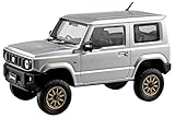 青島文化教材社(AOSHIMA) 1/32 ザ・スナップキットシリーズ スズキ ジムニー カスタムホイール (シルキーシルバーメタリック) 色分け済みプラモデル No.08-SP4