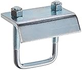 Morris Products 17462 Strut To Beam Clamp With Square U-Bolt For 10.19 And 10.63 Channel