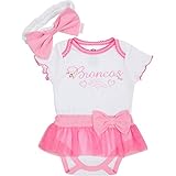 Gerber Broncos新生児Skirted Onesie withヘッドバンド