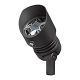 Kichler Lighting 16007BKT27 Landscape Cast Aluminum 12V/6.5-watt 5-Diode LED 35-Degree Adjustable Fl