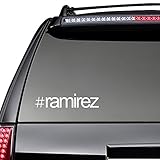 Idakoos – ハッシュタグRamirez – 最後の名 – デカールパックX 3