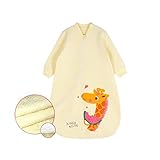 エルフ ベビー(Fairy Baby)子供用スリーパー オーガニックコットン 着る布団 寝袋春秋用 XL イエロー