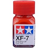■エナメル XF-7 フラットレッド　80307【タミヤ/TAMIYA】