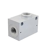 uxcell　ハンドバルブプル　マニュアル　3R410-15　エアインレット1.27cmPT　3ウェイ　2ポジション