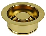 Iseゴミ処理フランジDrainソリッド真鍮with Stopper 52081-5