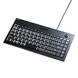 サンワサプライ トラックボールキーボード SKB-TR03BK