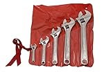 Crescent AC5 Adjustable Wrench Set Plated Finish in 4, 6, 8, 10 and 12-Inch [並行輸入品]