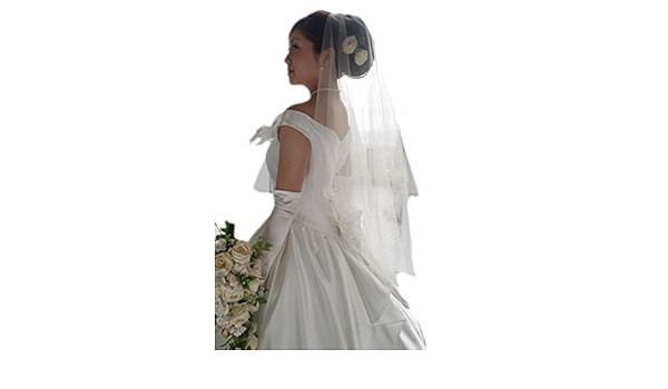 Amazon 手作りベールキット シンプル ミドル丈 オフホワイト ファッション小物 通販