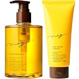 HAN.d nag. ナグドット シャンプー トリートメント セット （ オールインワンシャンプー 280ml / 洗い流す ヘアトリートメント 180g ） ナノ浸透美容液シャンプー 美容成分配合 （ 100兆個の ケラチン / 5種類の ビタミン ）スカルプケア 白髪 ナチュラルウッドの香り