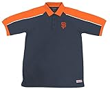 MLBサンフランシスコジャイアンツColor Blocked Polo With Lined Miniメッシュパネル XL ブラック