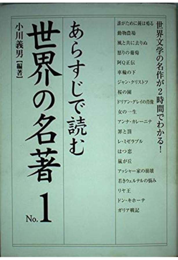 あらすじで読む日本の名著 no.3 Amazon.co.jp: あらすじで読む日本の名著 No.3 : 小川 義男: 本