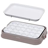 アイリスオーヤマ たこ焼き器 2WAY (たこ焼きプレート 24穴 平面プレート) セラミックコート グレー PHP-C24W-H