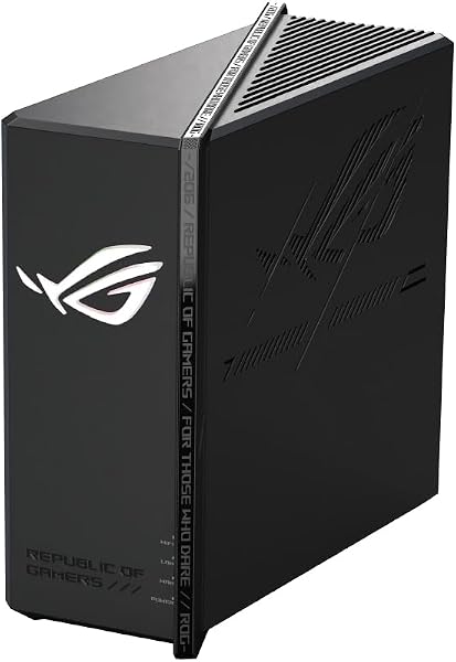 【Amazon.co.jp限定】ASUS WiFi 7 ゲーミングルーター BE7200 10G WAN 2.5GゲーミングLANポート 5764+1376Mbps v6プラス/OCNバーチャルコネクト/クロスパス/transix対応 ゲーミングネットワーク専用SSID ROG STRIX GS-BE7200X 3年保証 国内正規代理店品 - 1