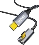 USB Type-c ケーブル L字 PD対応100W/5A急速充電 USB3.1 Gen2(10Gbps高速データ転送) 4K/60Hz映像出力 超高耐久ナイロン タイプc ケーブル MacBook Pro/Air、iPad Pro/Air、iPad mini 6、Xperia、AQUOS、Galaxy、Pixel、Nintendo Switch等Type-c機種対応 (2m)