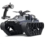 オフロードRCトラック2.4GhzIPX4防水RCアーミークローラー車両1/12スケールドリフトタンク高速12km / h4WDラジコン全方向ラジコンカーキッズ大人用アウトドアアクティビティ