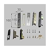LIXIL 新日軽 玄関引戸 錠(召合鍵) 内外締り サイド錠 X8DL1030ST *製品色・形状等仕様変更になる場合があります*