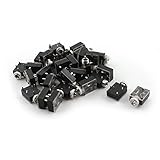 uxcell　オーディオジャックソケット　PCBパネルマウントソケット　ヘッドフォンステレオオーディオジャック　3.5mm　5ピン