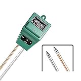 HENSE (ハンセ)（土壌のPH/照度/水分検定） 土壌測定器 土壌測定メーター 土壌酸度/照度/水分計 多機能 簡易型 テスターセンサーモニタ 02