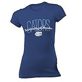 NCAAフロリダ大学Women 'sヴィンテージシアーTシャツ M ブルー
