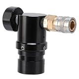 ochun ミニ CO2 レギュレーター、アルミニウム合金コンパクト HPA タンク用に調整可能、エアガンとペイントボール用 20psi ～ 200psi