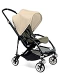 Bugaboo Bee 3 Black Frame Stroller With Dark Khaki Seat (Off-White) by Bugaboo [並行輸入品]