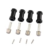 12mm Aluminum Wheel Drive Hex Hubs 20mm Longer Combiner Climbing Simulation Coupler For AXIAL SCX10 