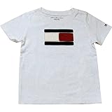Tommy Hilfiger(トミーヒルフィガー) フラッグアップリケTシャツ(White) 12M(9-12ヶ月) [並行輸入品]