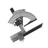 Fenteer 多機能 角度ゲージ ファインダー　ベベル プロトラクター　精密ルーラー　0-320度　分度器　バーニア　