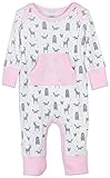 フェザー赤ちゃん女の子服ピマコットン長袖カンガルーポケットFootlessジャンプスーツカバーオールロンパース。。。