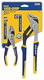 IRWIN Tools VISE-GRIP Pliers Set, 6-Inch Slip Joint and 10-Inch Groove Joint (2078701) [並行輸入品]