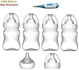 DK Products? BPA Free Baby Feeding Bottle Starter Gift Set With Silicone Nipple and Cover, 4 Pieces 