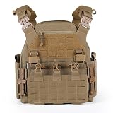 VOTAGOO タクティカルベスト、サバゲー ベスト、軽量 通気性ペイントボールベスト、作戦ベスト チェストプロテクター (CP)