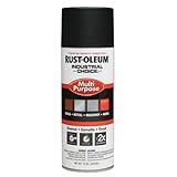 Rust-Oleum 1678830 1600 System Multi-Purpose Enamel Spray Paint, 12-Ounce, Semi-Flat Black [並行輸入品]