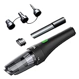 多機能車用掃除機 3 in1 真空パック器/電動エアーポンプ/ハンディクリーナー 充電式 超強吸引力8500Pa DC12V 30分間連続稼