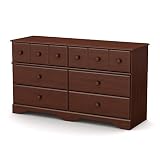 South Shore Little Treasures 6-Drawer Double Dresser, Royal Cherry [並行輸入品]