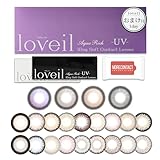 ウェットティッシュ付き カラコン ラヴェール ワンデー 1箱10枚入 loveil 1day 倖田來未 PWR：-4.75／COLOR：ミッドナイトアンバー