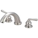 Olympia Faucets P-1131T-BN Two Handle Roman Tub Trim Set, PVD Brushed Nickel Finish [並行輸入品]