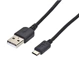 NAKABAYASHI Digio2 microUSB 急速 充電 通信 ケーブル 2.1A 対応 2.0m ブラック ZUH-MR2A20BK