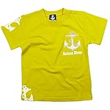 《初夏盛夏対応》 BateauBleue(バトーブルー) 天竺アンカーPt半袖Tシャツ 110cm /Gn NO.AH-1651311