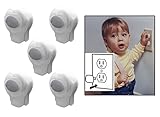 KidCo Door Knob Lock with Bonus Outlet Plug Covers, Clear by KidCo